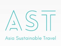 AST logo in teal featuring the letters 'AST' with the tagline 'Asia Sustainable Travel' beneath.